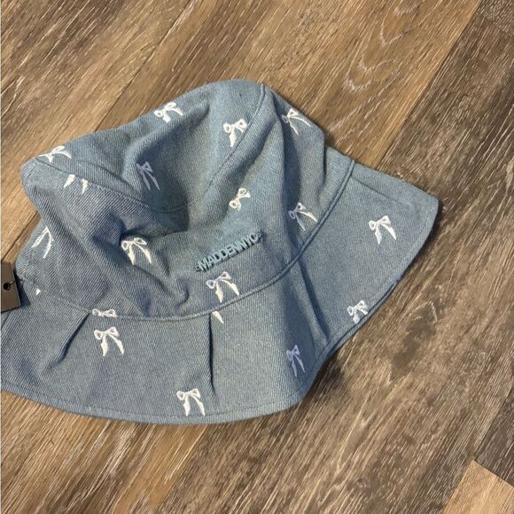Madden NYC Denim Bucket Hat one Size New - Picture 4 of 7